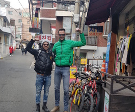 The bike trip has now begun.