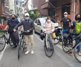 싱가포르에서 단체자전거여행을 왔습니다.I went on